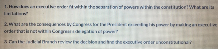 Constitutional Law and its limitations th The