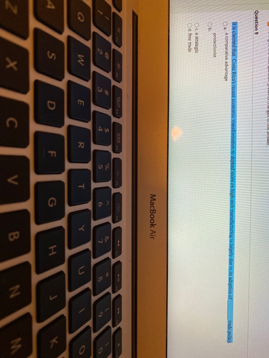 USISWT Question 9 It is claimed that Costa Rica's