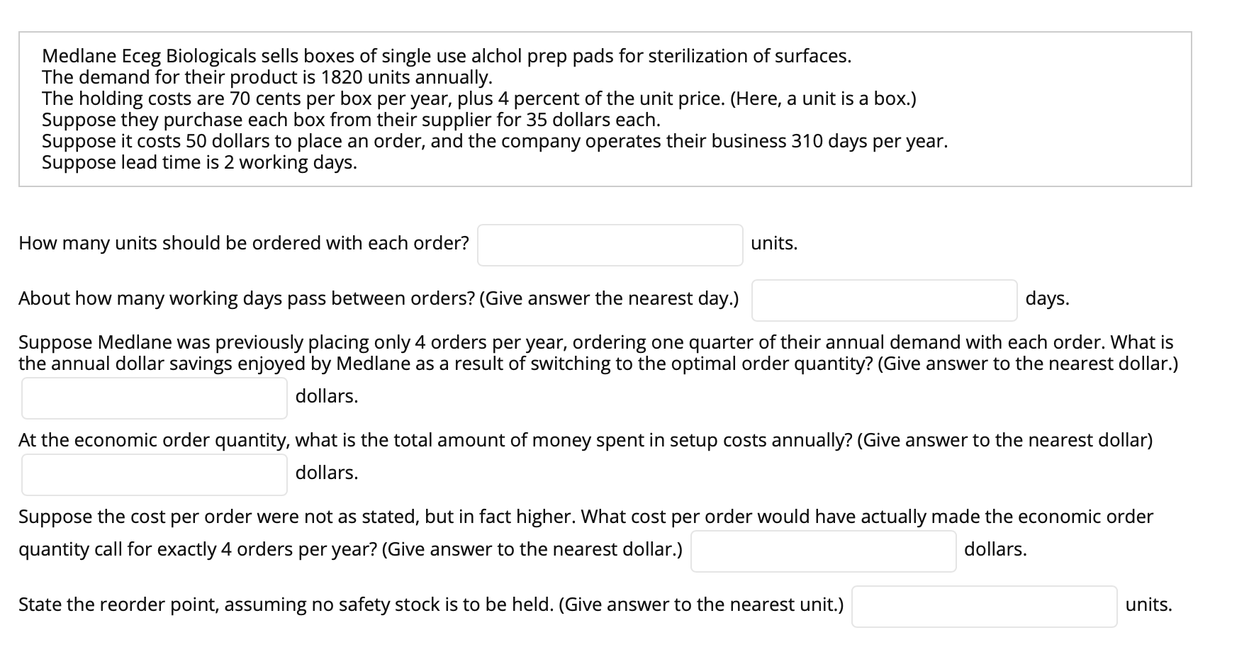Medlane Eceg Biologicals sells boxes of single