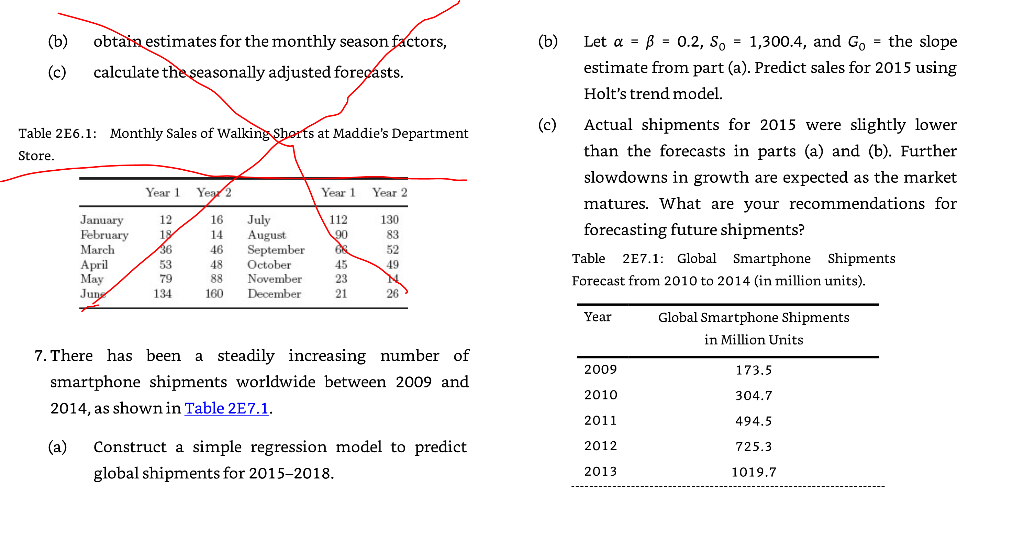 I need help with # 7 A and B only (6) (b) obtain