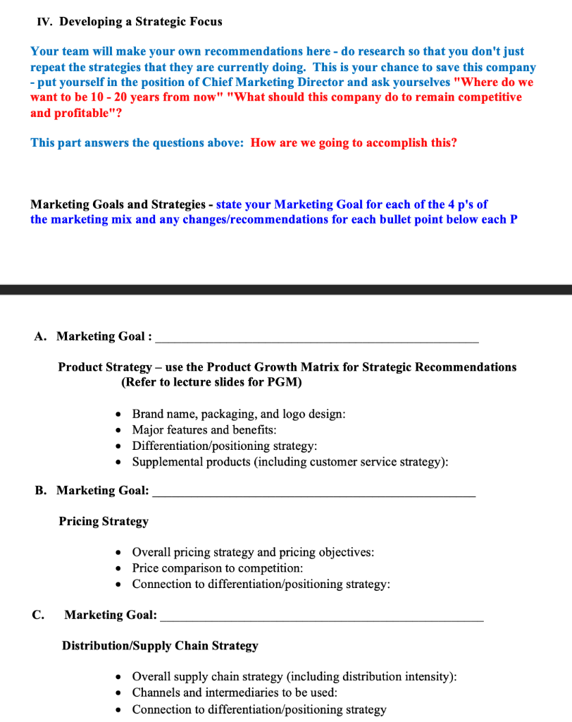 Please answer IV including (A,B,C) The topic is