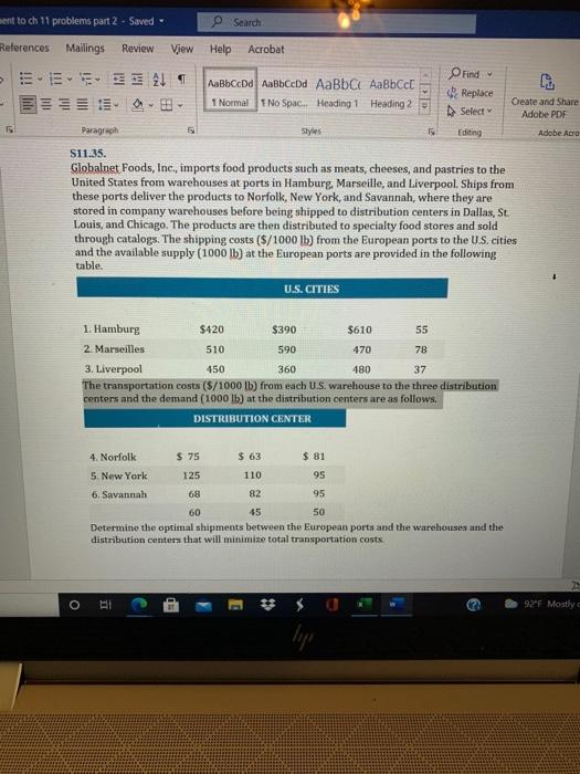please include formulas for excel and using excel