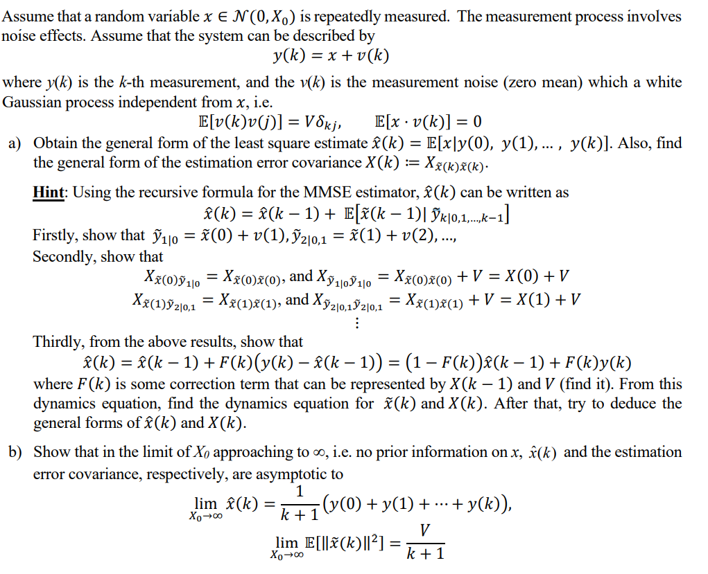 Assume that a random variable x E N(0,X.) is