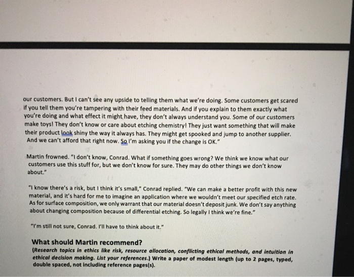 carnimi NICS for engineers Case 14.3 Informed