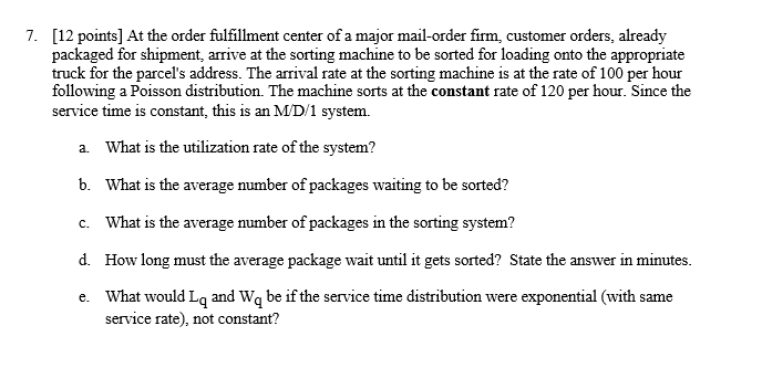 This is a ops and supply chain management