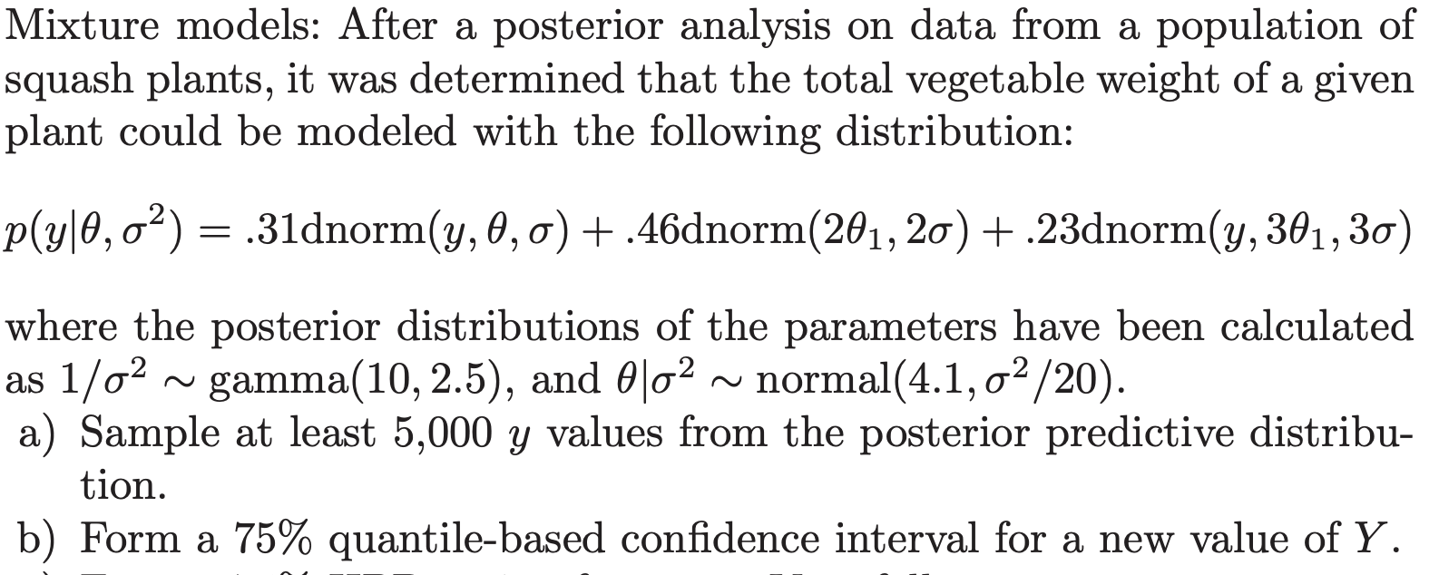 Mixture models: After a posterior analysis on