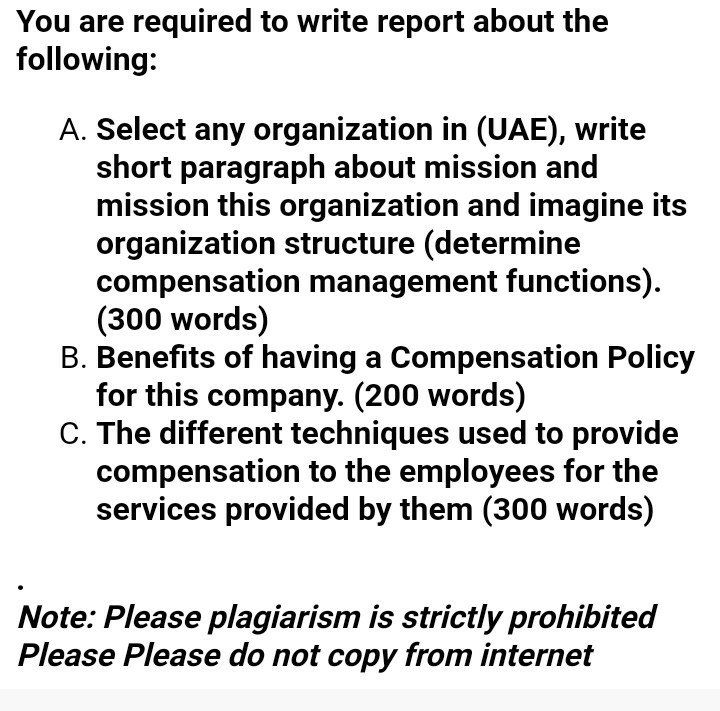 . Note: Please do it there is 8 hours int he