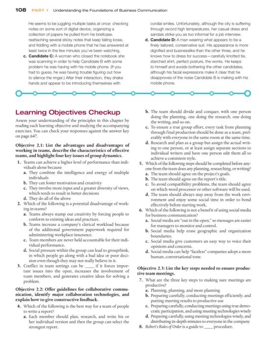 Instructions: Go to page 107 of the textbook