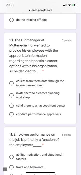 5:09 docs.google.com Mentoring by an experienced