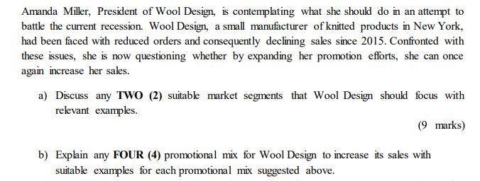 Amanda Miller, President of Wool Design, is