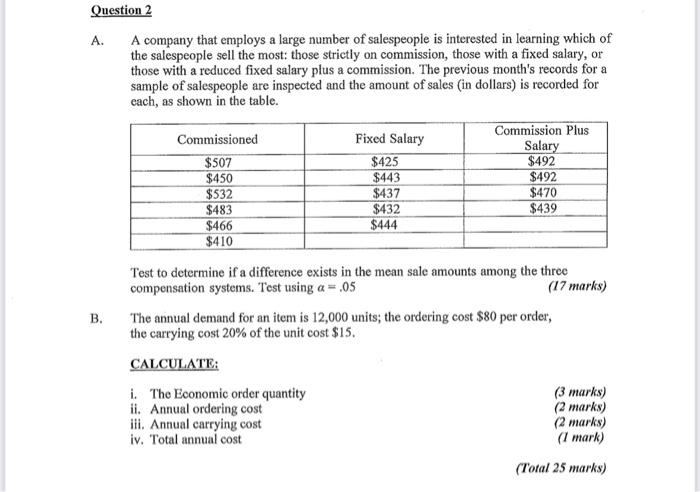 please show all workings step by step Question 2
