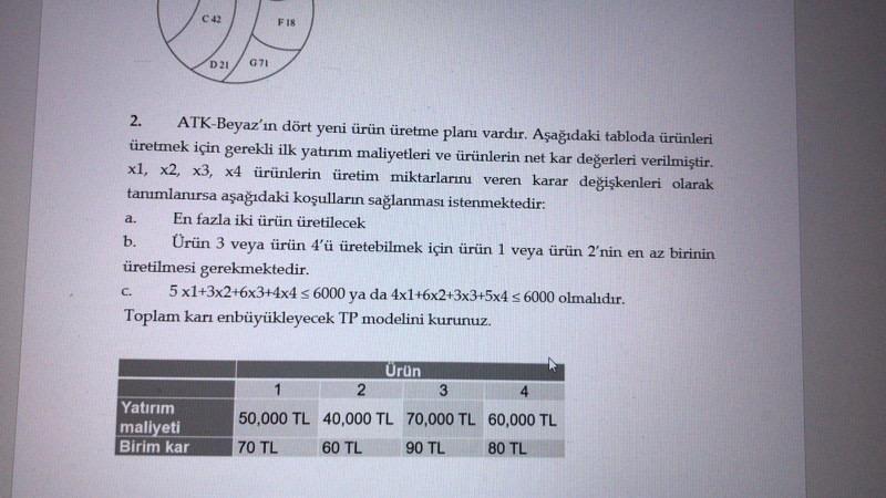 C42 FIS D21 G71 a. 2. ATK-Beyaz'n drt yeni rn
