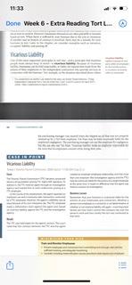 11:33 Done Week 6 - Extra Reading Tort L... W von