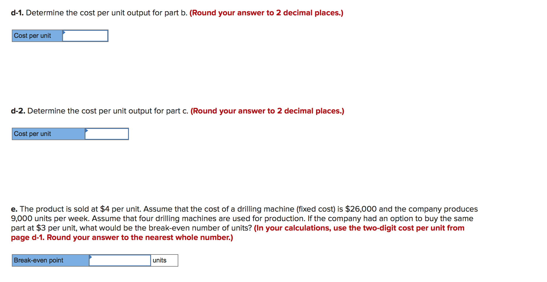The Goodparts Company produces a component that