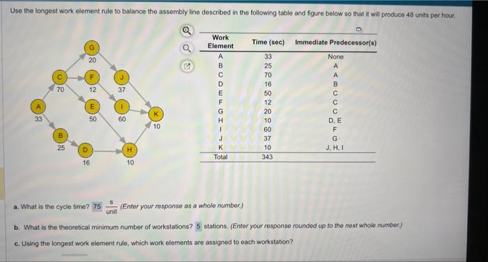please answer question d the efficiency % the