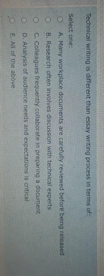 technical writing Technical writing is different