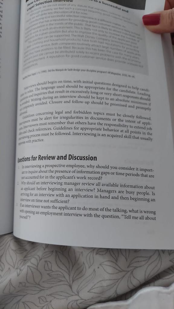 Please answer the questions for review and