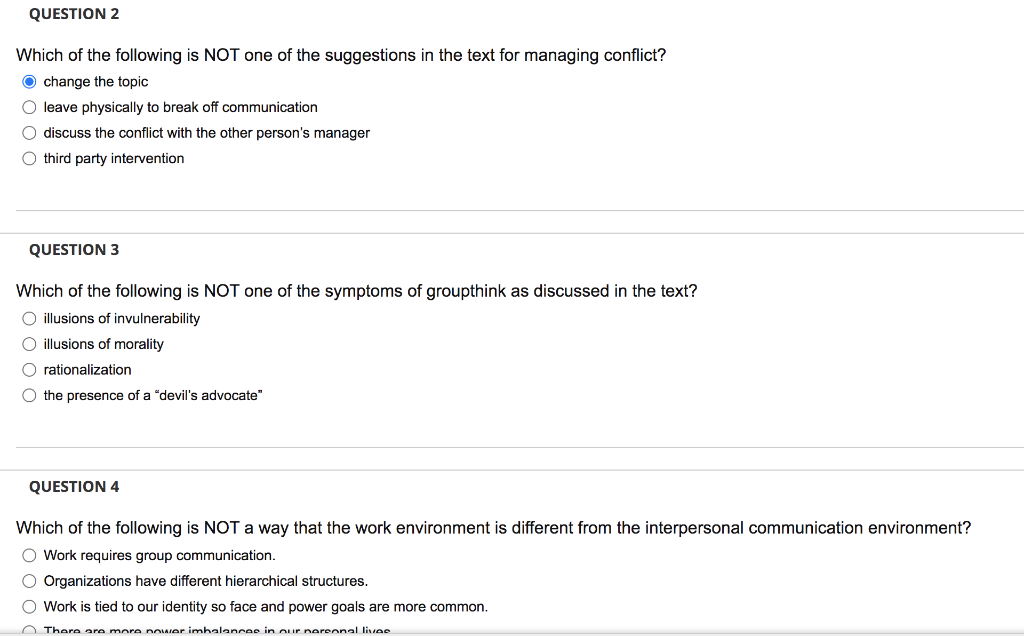 I need help ASAP, thanks. QUESTION 2 Which of the