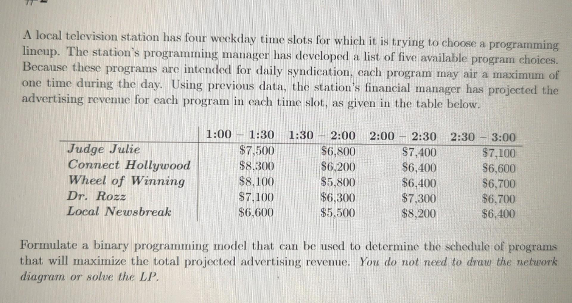 The laboratory department of a large hospital is