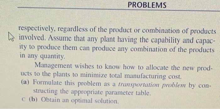 1. In the lecture, we did formulate the