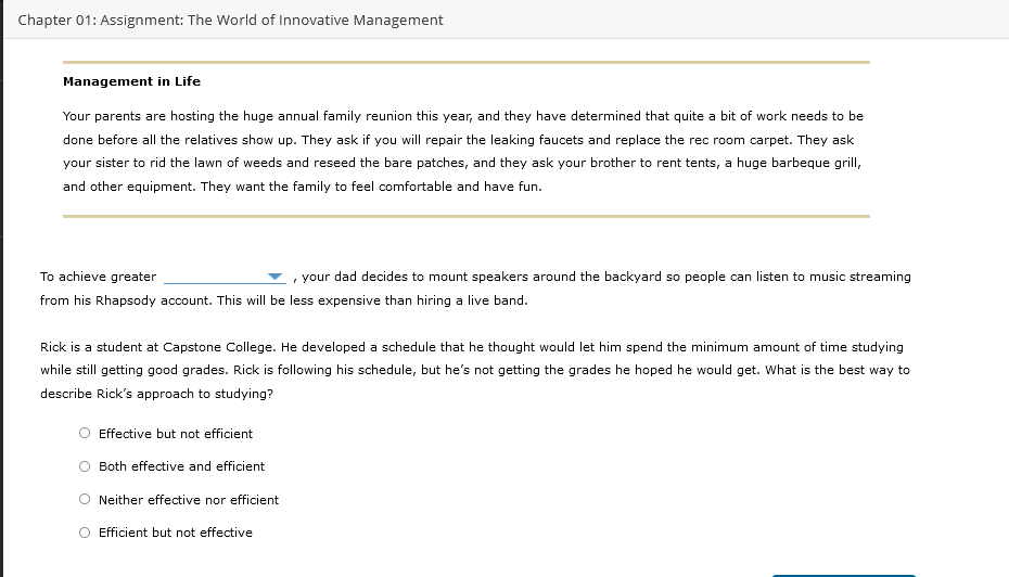 This is for my management class The first