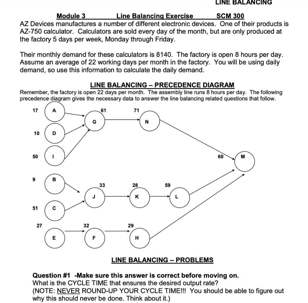I know that cycle time = available time/desired