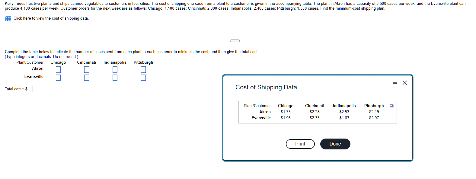 Kelly Foods has two plants and ships canned