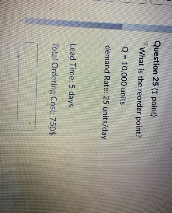 8 Question 22 (1 point) Which Quality tool is