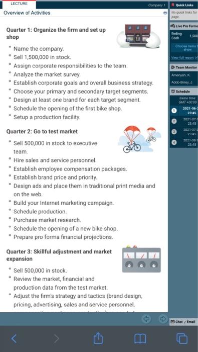 I need help with playing a marketplace simulation