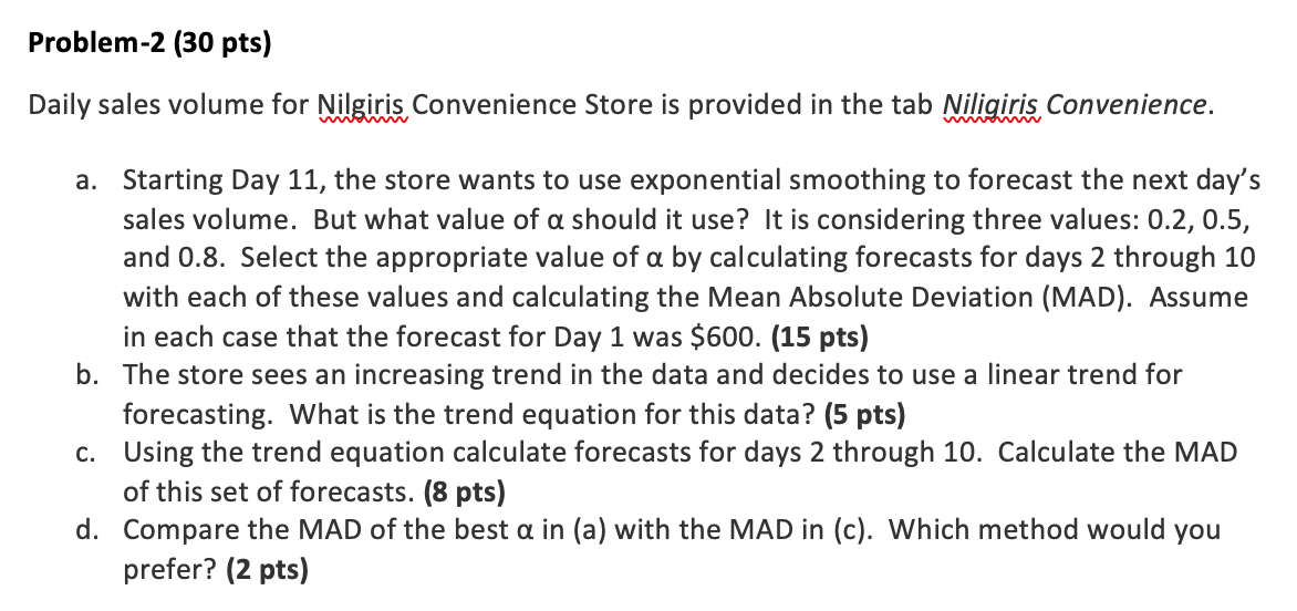 Please clearly indicate which sub-question is