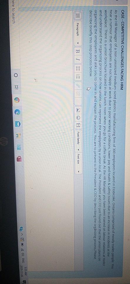 this is human resorce managemnet course CASE -