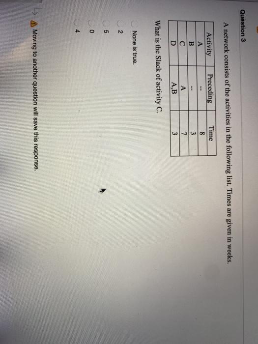A Motors Question 1 A contractors project being