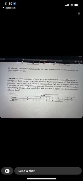 11:39 1 Instagram LTE Develop a chur and it does