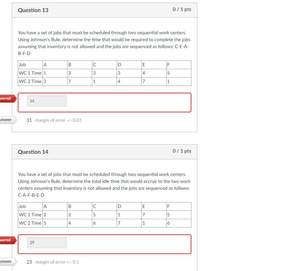 Correct answer are 31 23 I need steps on how to