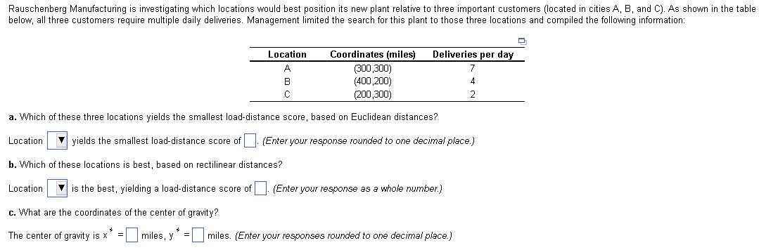 Rauschenberg Manufacturing is investigating which