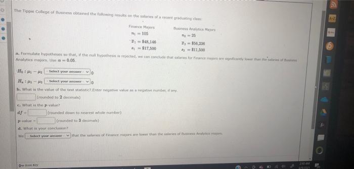 The Top College of Business obtained the