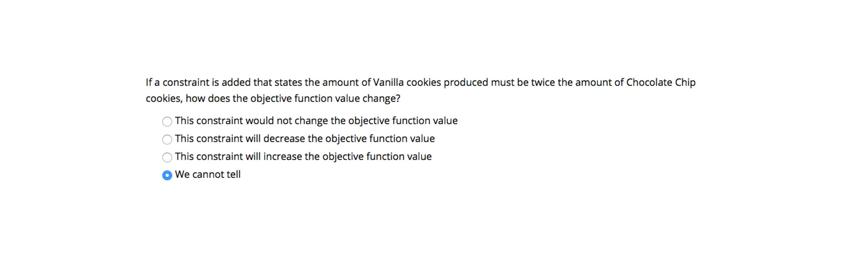 Devon's Baked Goods would like to maximize its