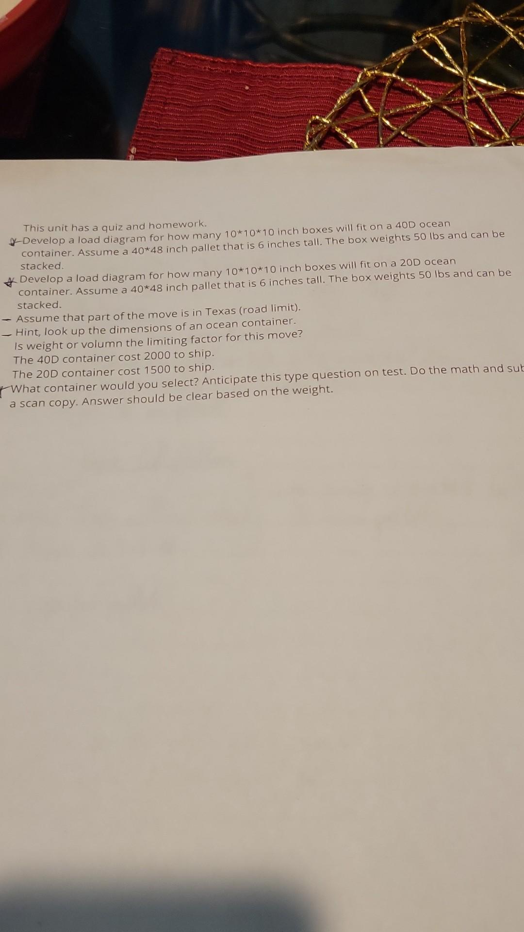 This unit has a quiz and homework. 7- Develop a