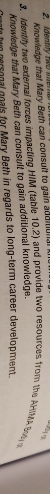 o resources from the AHIMA 2. Identity Two mema