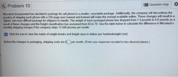 Problem 10 Is Question Help Microtech