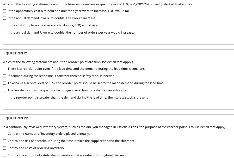 Which of the following statements about the basic