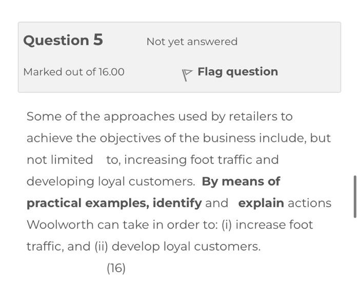 Some of the approaches used by retailers to