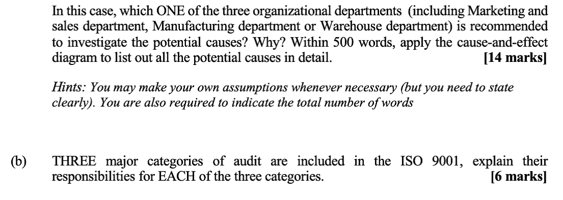 (a) Case Study: Starbucks recalls 263,000 Bodum