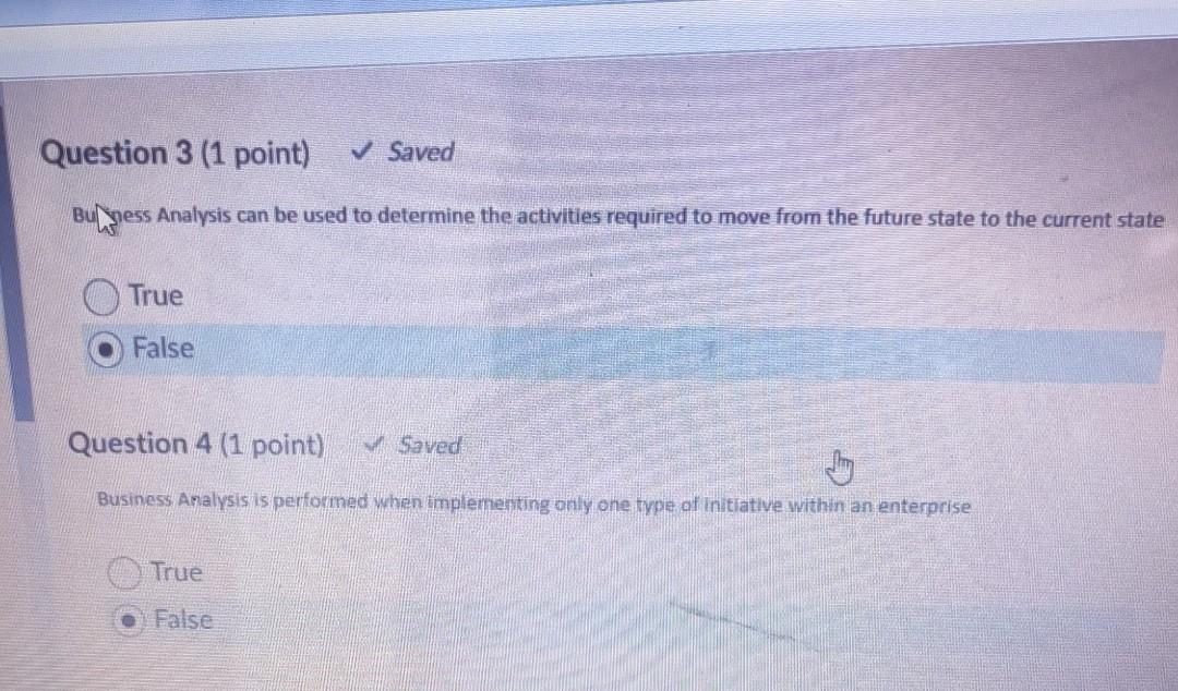 Question 10 (1 point) Saved Who is a Business