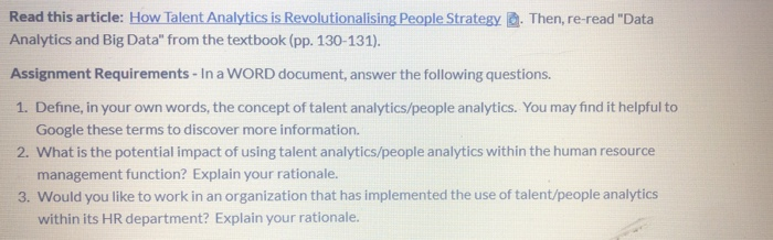 . Then, re-read "Data Read this article: How