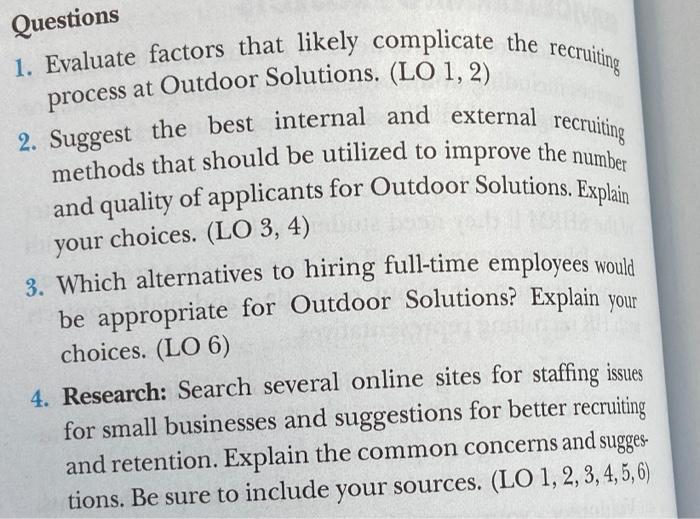 i need help in answering question number 3 Case