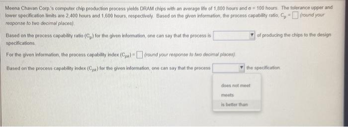 Moena Chavan Corp's computer chip production