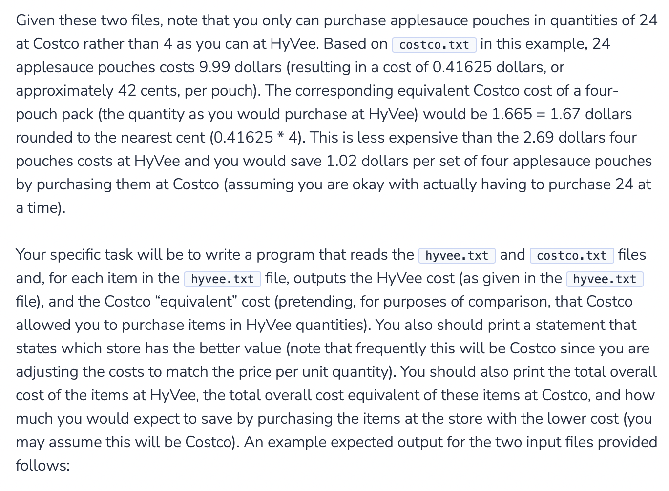 In this homework assignment, you will build upon