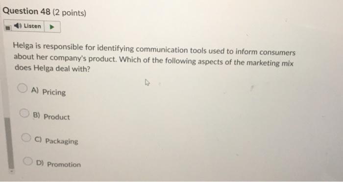 Helga is responsible for identifying