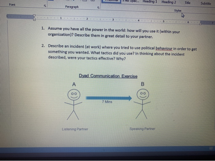 Spac... Heading 1 Heading 2 Title Subtitle Font